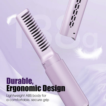 👩Shape hair in 3 seconds! Create gorgeous hairstyles anytime anywhere. 💁Portable Wireless Mini Bang Styling Comb