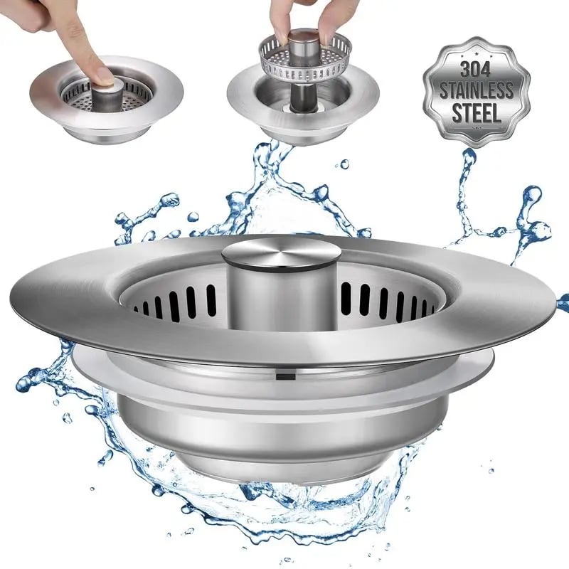 🎁Hot Sale 49% OFF⏳New Upgraded Sink Bounce Core Drain Strainer