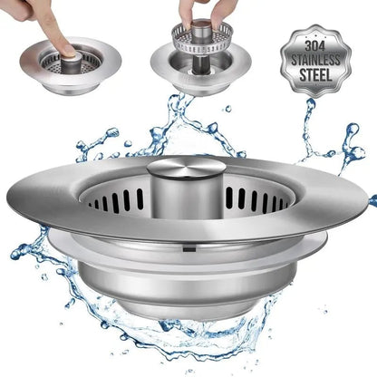 🎁Hot Sale 49% OFF⏳New Upgraded Sink Bounce Core Drain Strainer