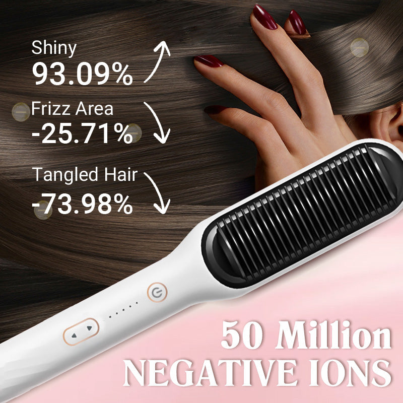✨Negative Ion Hair Straightener Styling Comb💇‍♀