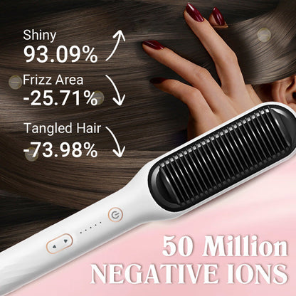 ✨Negative Ion Hair Straightener Styling Comb💇‍♀