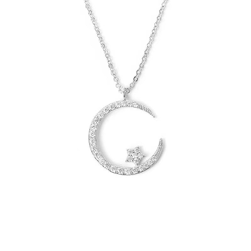 🎁Mother's Day Hot Sale 50% OFF🏵️Bright Night: Moon Star Necklace🌙