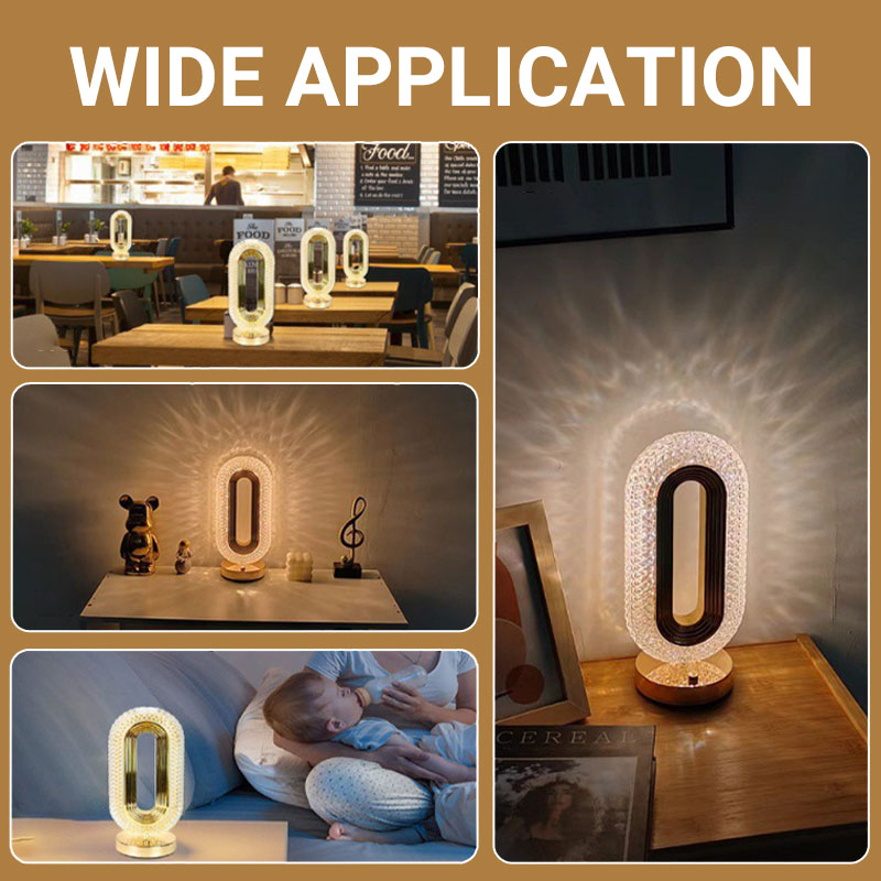 🎅Christmas Sale 49% OFF!!🎄50K+ SOLD! 🎁✨Rechargeable Luxury Crystal LED Night Light Lamp