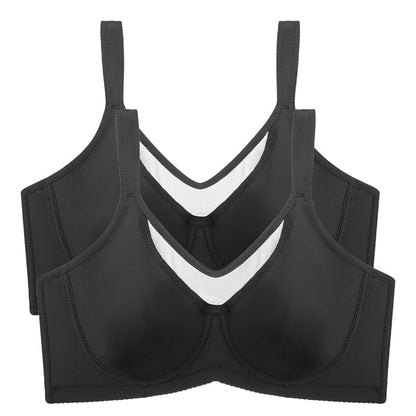 🏆 Last Day Special Price $ 19.99 ! 💐Women's Plus Size Cooling Full Coverage Minimizer Bra