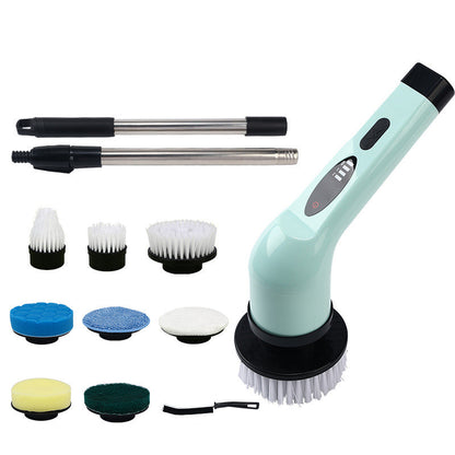 🧹 50% OFF FLASH SALE ! ⚡ 9-IN-1 Electric Cleaning Brush – Multi-Head Replaceable, High-Power Scrubbing, Cordless Rechargeable & Waterproof 🧼