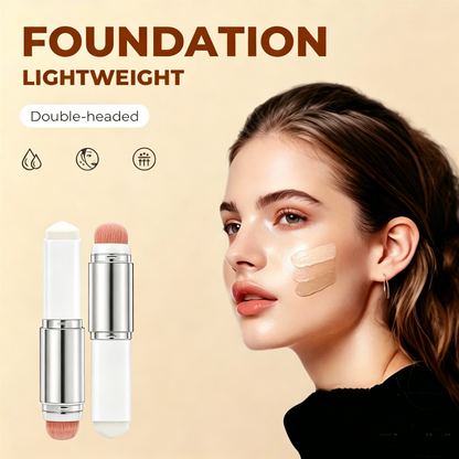 🎉BUY 1 GET 1 FREE🎉[OFFICIAL PRODUCT] BLANC Cover Cream Stick V w/ Detachable Brush - Korean Skin Care Color-Changing Foundation Stick with Collagen Capsules (0.45 oz)