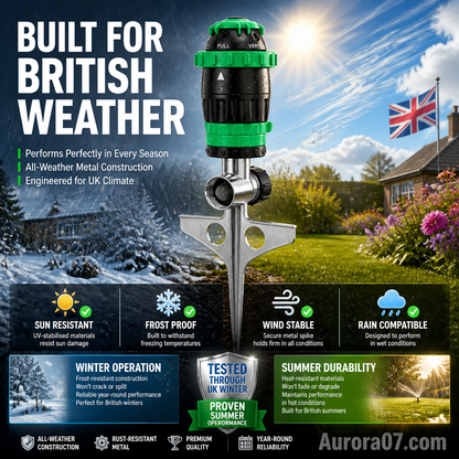 🎁 Hot Sale 50% OFF 🔥Stainless Steel Rotary Irrigation Tripod Telescopic Support Sprinkler