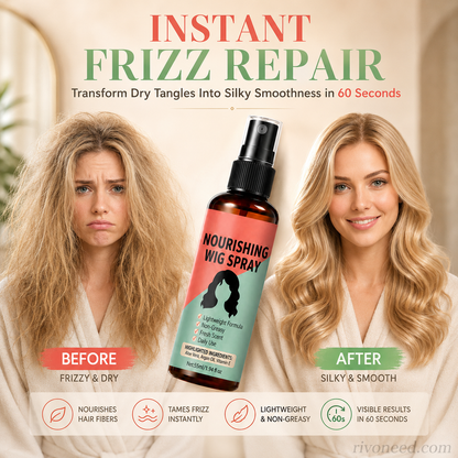 ⚽️🏆️World Cup Sale:50% OFF🎉70K+ SOLD! 🥳Lightweight No-Rinse Nourishing Wig Spray