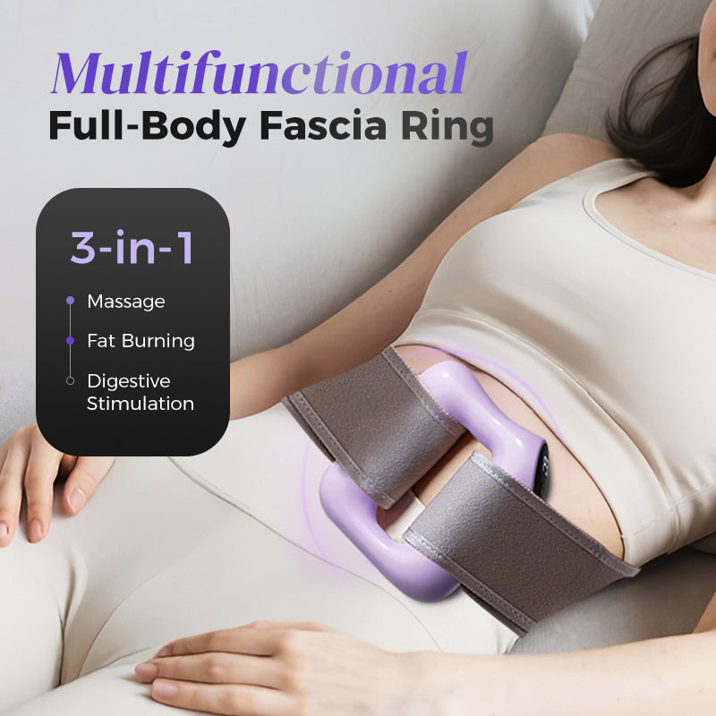 💪🌿 5-Speed Handheld Massager Ring – Adjustable Strap, Deep Tissue Relief, Portable Muscle Pain Relief for Home, Gym & Travel Use 🌟👑