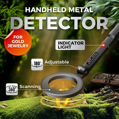 😍Path to wealth😍 360° Handheld Metal Detector For Gold & Jewelry