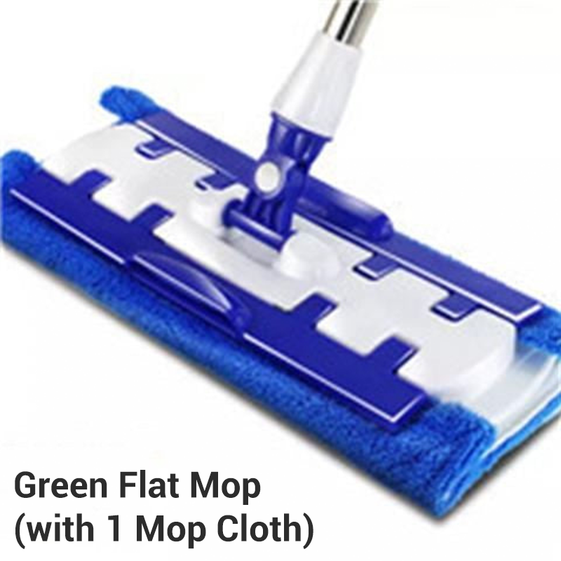 🔥Summer Hot Sale 50% OFF🔥Flat Mop with Stainless Steel Handle with Reusable Washable Mop Cloths