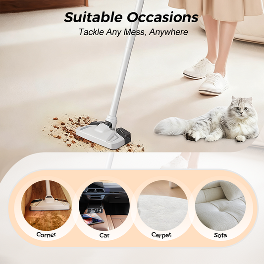 🔥2-in-1 Powerful Suction Cordless Handheld Vacuum🧹 With Washable Filter🐕(Free Shipping)