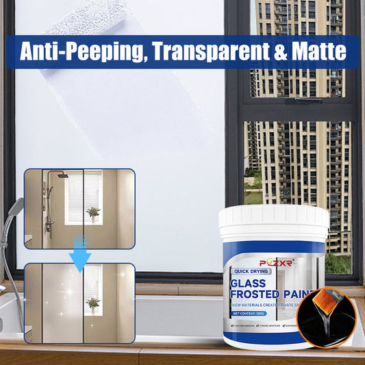 🎨🖌️ 50% OFF! Transform Windows with Frosted Glass Paint 2026 – Quick-Drying, Water-Resistant & Elegant 🌫️✨ Perfect for DIY Privacy & Home Decor!