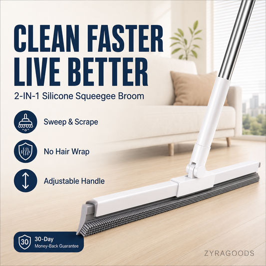 Thickened Soft Silicone Multi-Purpose Broom
