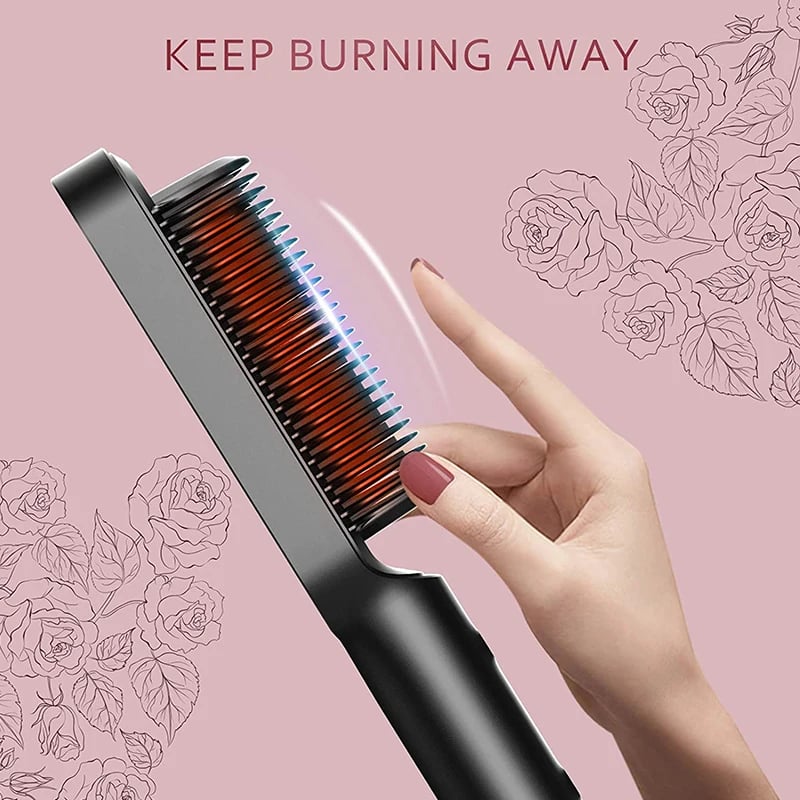 ✨Negative Ion Hair Straightener Styling Comb💇‍♀