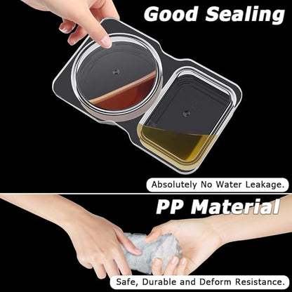 🔥HOT SALE🔥Double Compartment Snack Containers With Lids