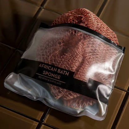 🔥Hot Sale ✨African Exfoliating Net Sponge（with Lemon Turmeric & Kojic Acid Brighetning Soap ）