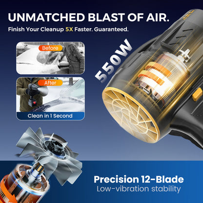 🔥2025 NEW SALES - 50% OFF🔥Wireless Portable Turbocharged High Power Rechargeable Blower