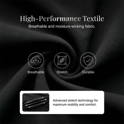 High-Waist Zipper-Pocket Pants – Tummy Control & Breathable Stretch
