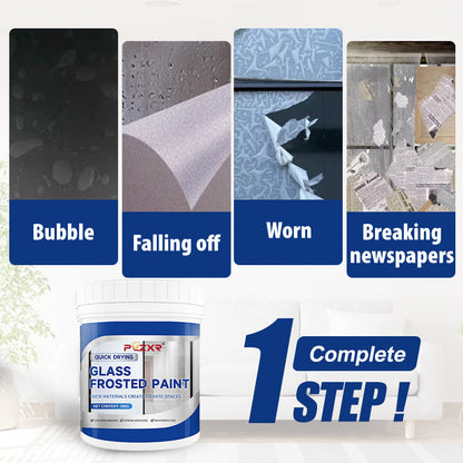 🎨🖌️ 50% OFF! Transform Windows with Frosted Glass Paint 2026 – Quick-Drying, Water-Resistant & Elegant 🌫️✨ Perfect for DIY Privacy & Home Decor!