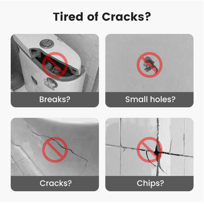 💧Multi-functional waterproof and anti-corrosion repair adhesive🔥 (suitable for ceramic floor tiles, walls, and kitchen countertops) saves time and costs.
