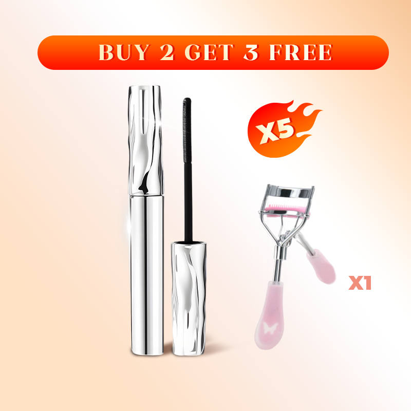 💦👁️ Buy 1 Get 1 FREE! 💫✨ Waterproof Fiber Mascara – Instantly Lengthens, Curls & Volumizes Without Clumps All Day
