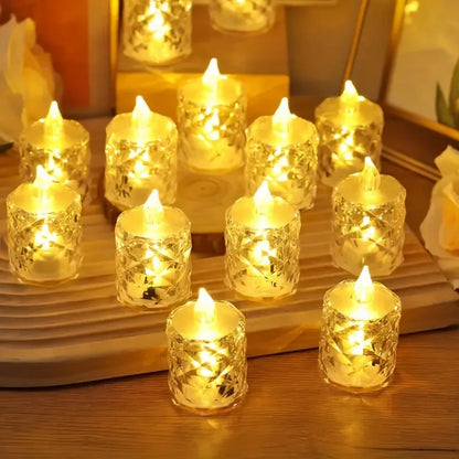 Christmas Crystal Flameless Electronic Candle