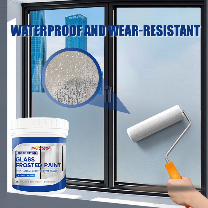 🎨🖌️ 50% OFF! Transform Windows with Frosted Glass Paint 2026 – Quick-Drying, Water-Resistant & Elegant 🌫️✨ Perfect for DIY Privacy & Home Decor!
