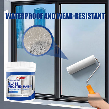 🎨🖌️ 50% OFF! Transform Windows with Frosted Glass Paint 2026 – Quick-Drying, Water-Resistant & Elegant 🌫️✨ Perfect for DIY Privacy & Home Decor!