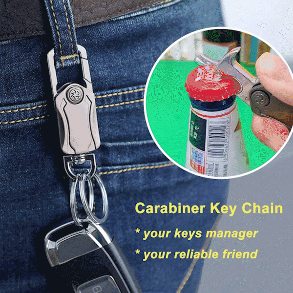 🎁2025 HOT SALE🔥Multifunctional Keychain Corkscrew