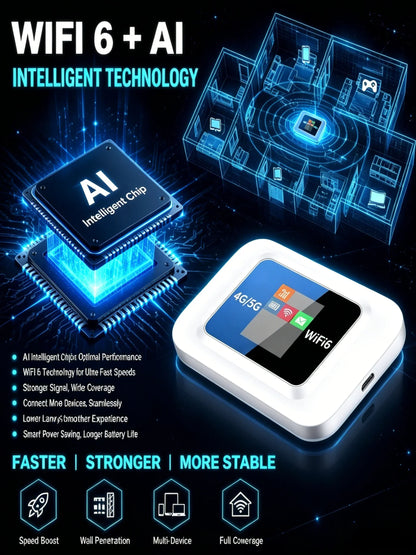 🥳2026 HOT SALE🥳💞50K+ SOLD!📶🌐 Mobile Hotspot – Portable WiFi, full coverage anywhere. No contract, no setup. Stay connected on the go! 📱✨