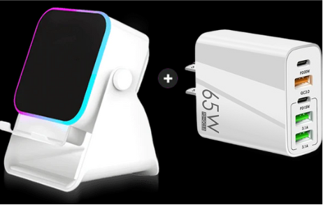 💎 50% OFF 5-IN-1 WIRELESS SPEAKER STAND! 💎 Induction Audio, Phone Holder & Ambient Light