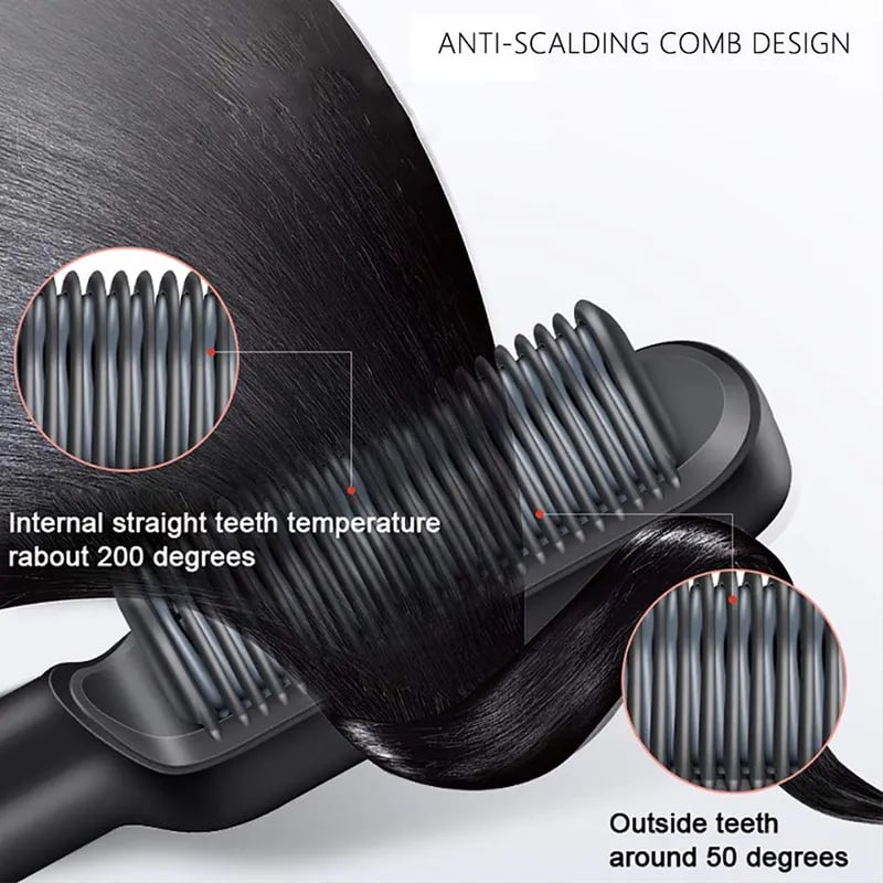 ✨Negative Ion Hair Straightener Styling Comb💇‍♀