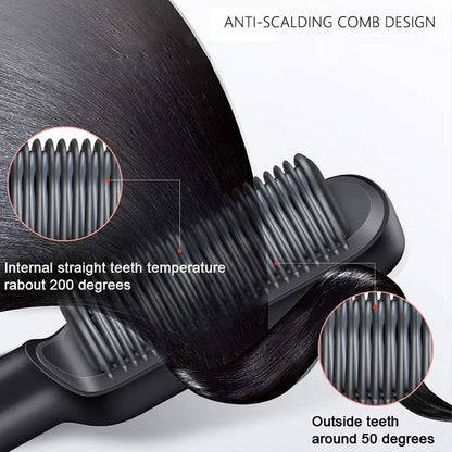 ✨Negative Ion Hair Straightener Styling Comb💇‍♀