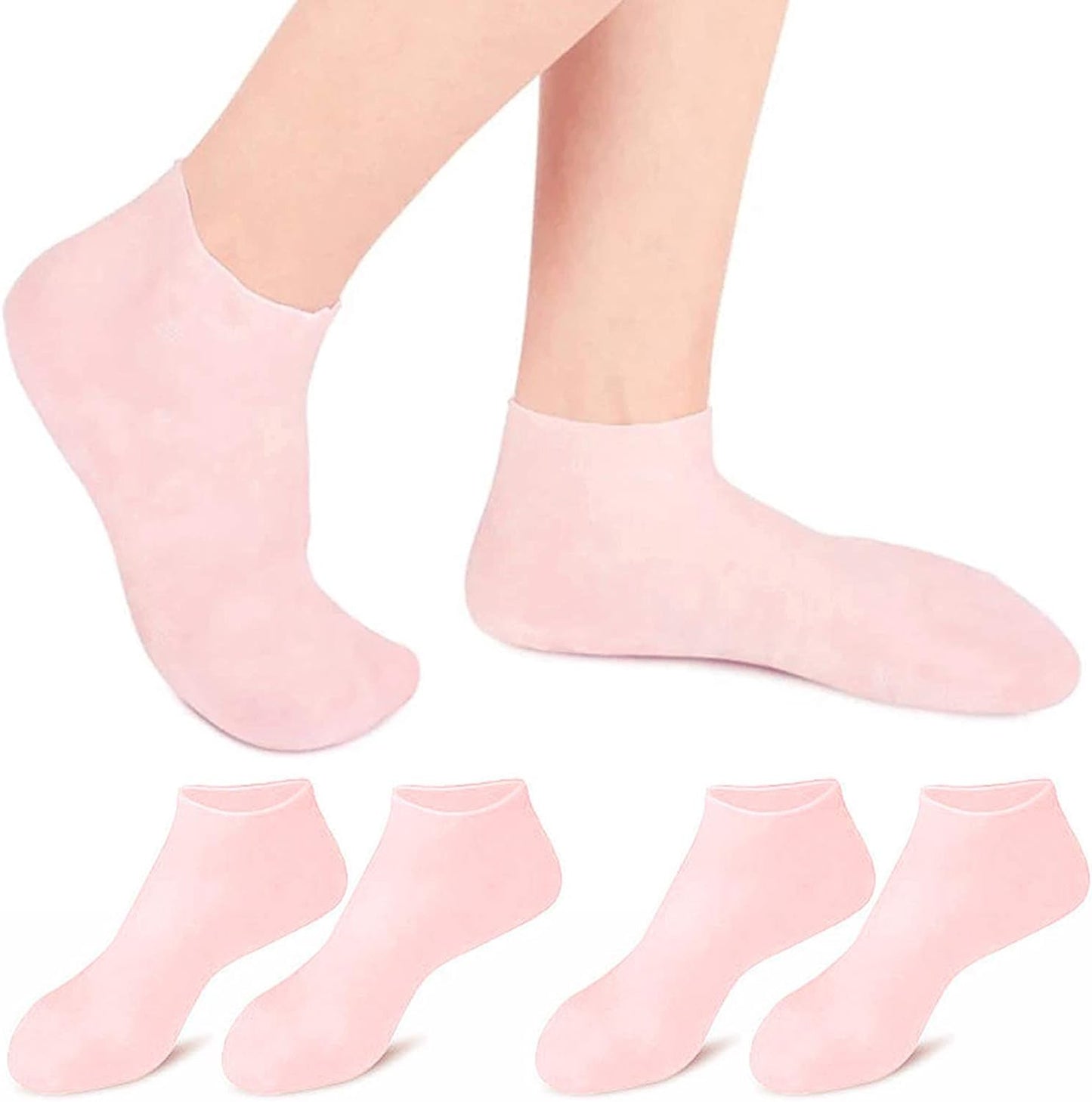 🔥Moisturizing Foot Mask Exfoliating Silicone Socks Beach Protective Socks(3pcs)