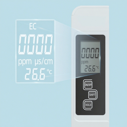 💧 ✨ 3-in-1 TDS Water Quality Tester - Measures pH, Chlorine, and Hardness with LCD Display for Pools and Aquariums 🌊📱