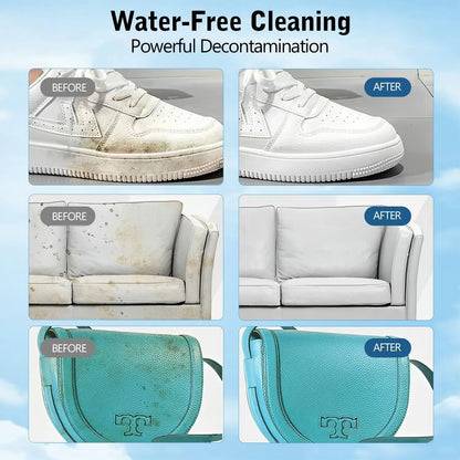 🧼✨ No-Wash Shoe & Leather Cleaner Cream – Instantly Erase Stains, No Rinse Needed! 🧽🔥 Includes Sponge – Easy Deep Clean in Minutes, Restores Like New, Must-Have Sneaker Care