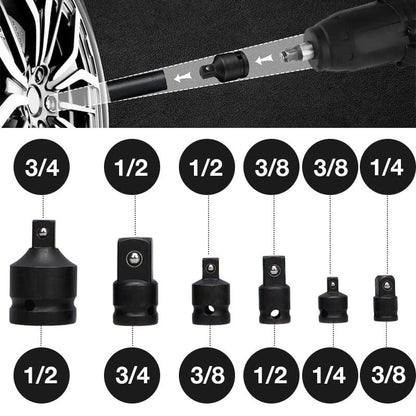 6-Piece Impact Socket Convertor Adapter（50% OFF）