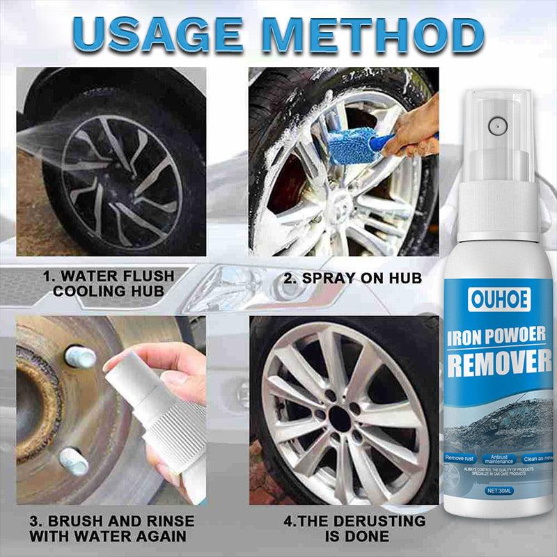 🔥50% OFF! Rust Removal Spray – Target Surface Rust & Iron Deposits on Wheels, Tools & Metal Fittings 🔧✨