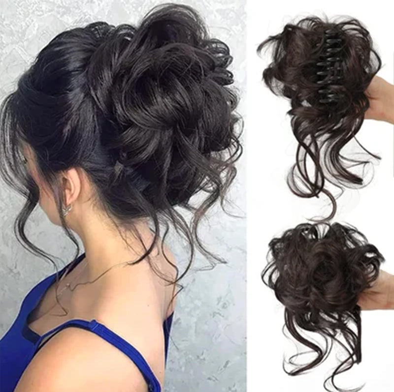 🔥Topknot ponytail with clip🔥