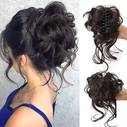 🔥Topknot ponytail with clip🔥