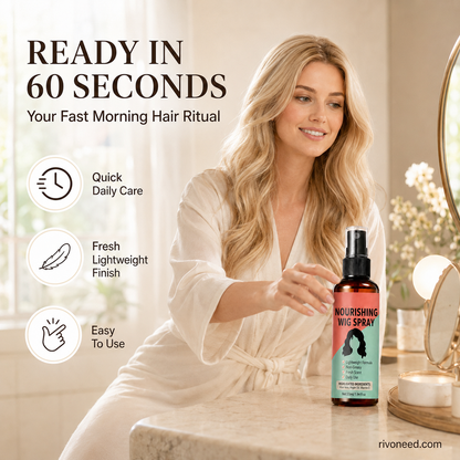 ⚽️🏆️World Cup Sale:50% OFF🎉70K+ SOLD! 🥳Lightweight No-Rinse Nourishing Wig Spray