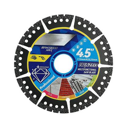 🔥50% Off!💎 4.5" Multi-Material Diamond Blade – Durable & Reliable Cutting for Tile, Stone & Concrete 🛠️⚙️