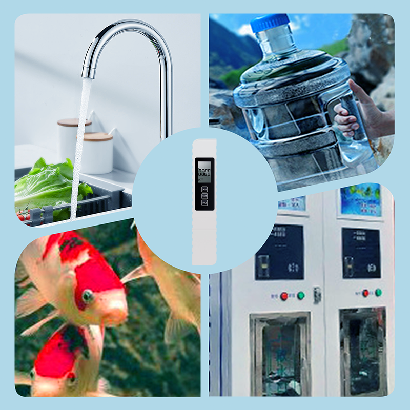 💧 ✨ 3-in-1 TDS Water Quality Tester - Measures pH, Chlorine, and Hardness with LCD Display for Pools and Aquariums 🌊📱