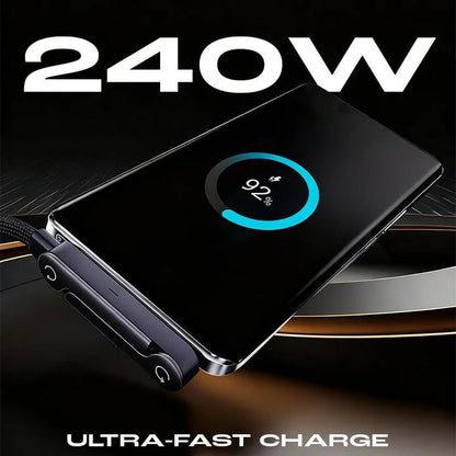📱 2-in-1 Fast Charging Cable with Phone Stand – Charge & Watch Hands-Free ⚡