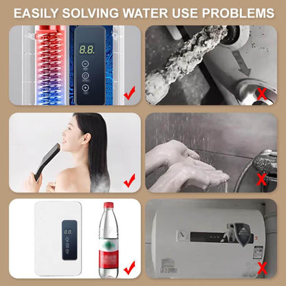 ⚡🚿 Tankless Instant Water Heater ⚡🔥  Endless Hot Water, On-Demand, Space-Saving Design, Energy-Saving Digital Display, Easy Installation for Home, RV, or Sink, Free Shipping Worldwide