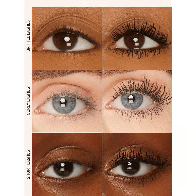 🥳BUY 1 GET 1 FREE:￡9.99!!💞50K+ SOLD!👁️✨ All-Day Beautiful Lashes, Smudge-Proof! Waterproof Fiber Mascara for Natural Volume. 💖💃