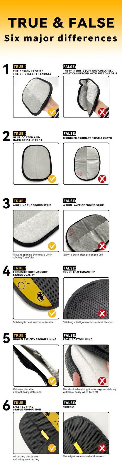 🔥LAST DAY PROMOTION - Buy 2 Get 1 Free🐱🐶✨ Pet Hair Remover Electrostatic Gloves