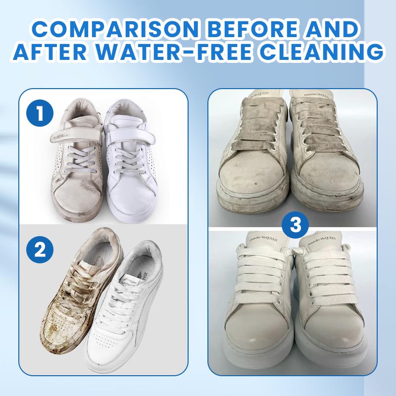 🧼✨ No-Wash Shoe & Leather Cleaner Cream – Instantly Erase Stains, No Rinse Needed! 🧽🔥 Includes Sponge – Easy Deep Clean in Minutes, Restores Like New, Must-Have Sneaker Care