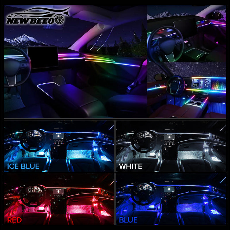 ⏳Time-Limited Special⏰Car Interior LED Strip Atmosphere Lights Pro – Add a Custom Glow to Your Cabin, Easy to Fit & Great for Evening Drives 💡